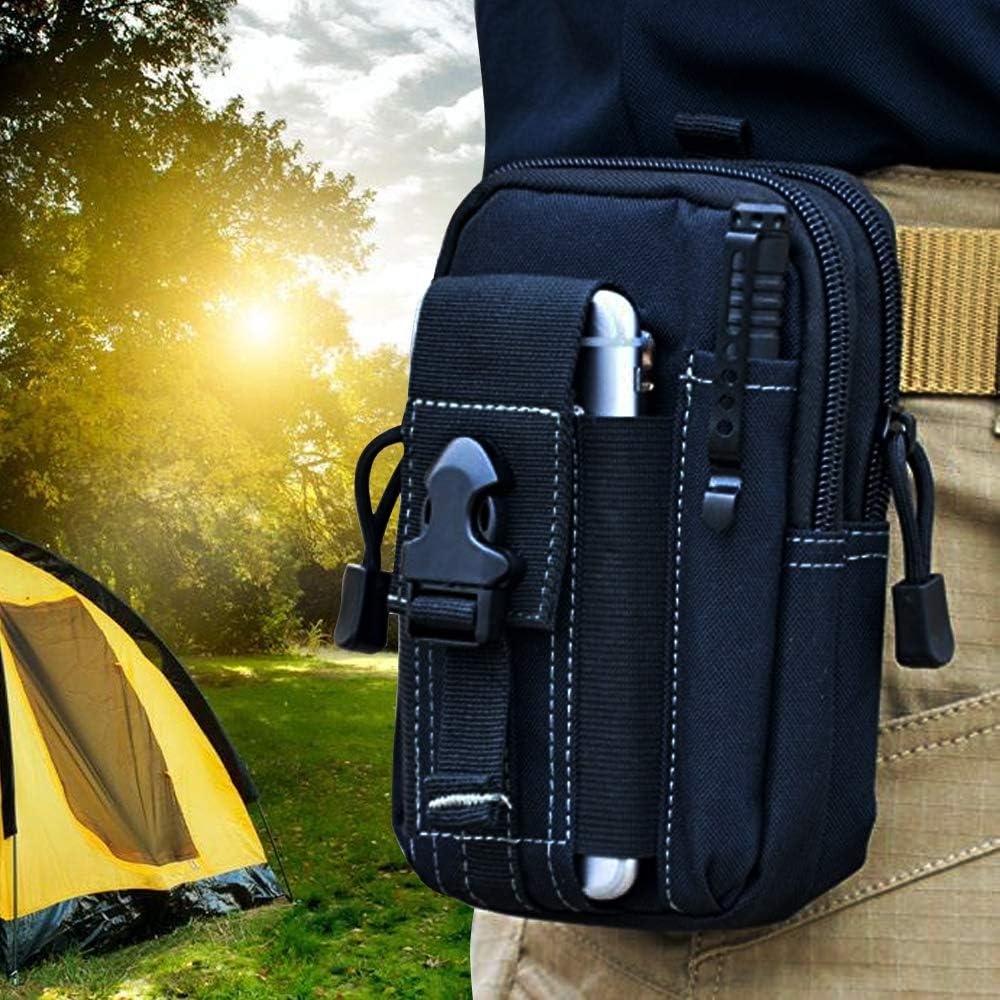 Edc Deep Carry - กระเป๋าคาดเอวแบบยุทธวิธี Molle กระเป๋าคาดเอวทหาร EDC อุปกรณ์จัดเก็บเครื่องมือ ซองใส่โทรศัพท์
