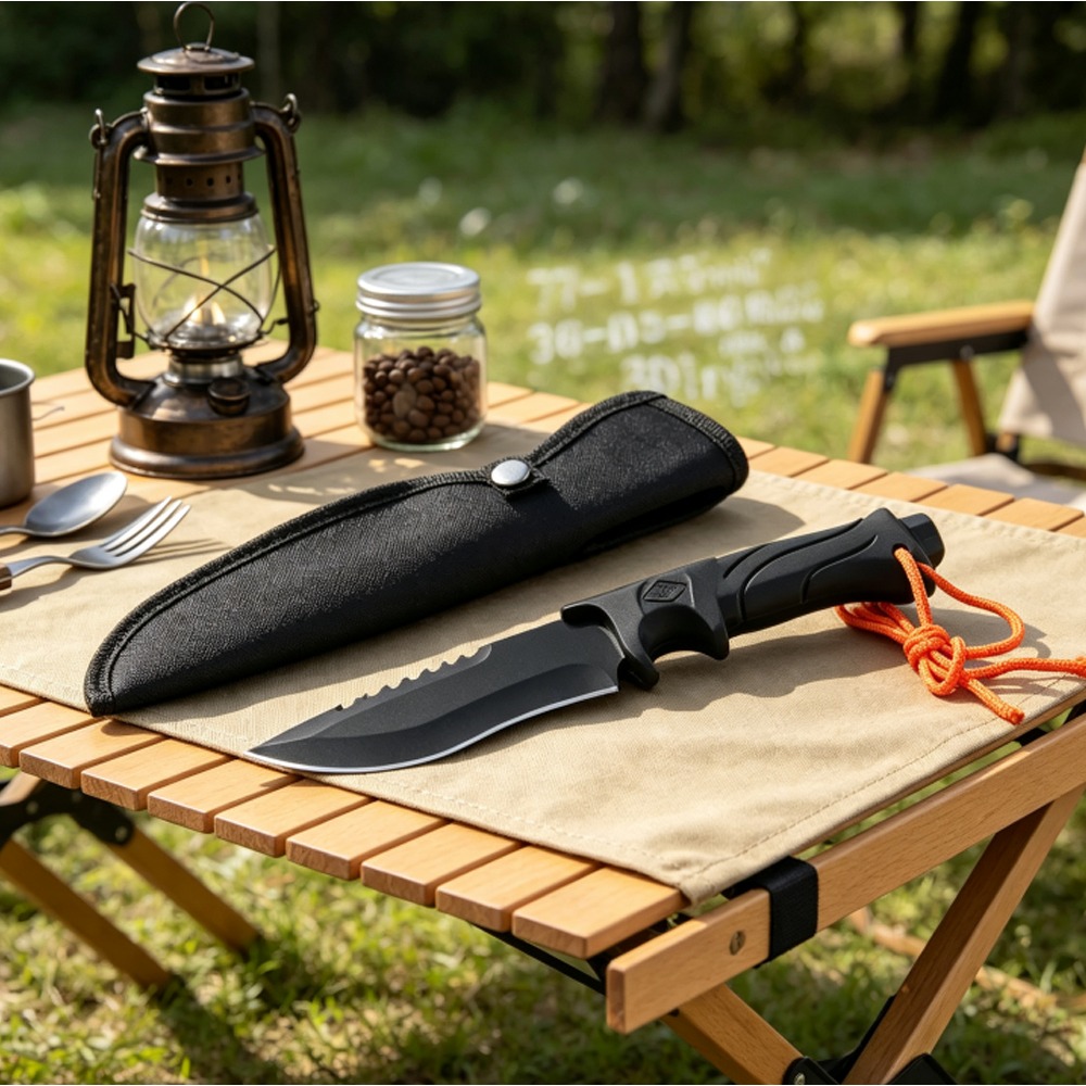 Edc Fixed Blade Deep Carry - มีดพกพาอเนกประสงค์สำหรับแคมป์ปิ้งและเอาตัวรอด ใบมีดตรง แข็งแรงสูง เหมาะสำหรับพกพาในกระเป๋าเสื้อ