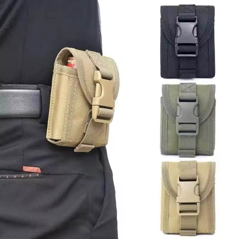 Edc Everyday Carry - กระเป๋าใส่บุหรี่อเนกประสงค์สำหรับกิจกรรมกลางแจ้ง กระเป๋า MOLLE ขนาดเล็กสำหรับเก็บของ พกพาสะดวก เหมาะสำหรับกีฬา