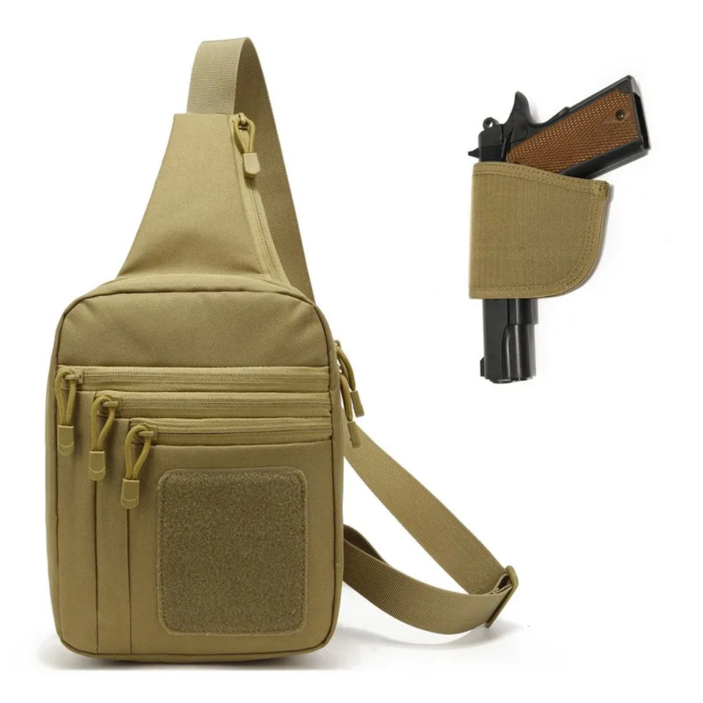 Edc Carry Pistols - กระเป๋าคาดอกแบบยุทธวิธีใหม่ ซองปืนพกพาแบบซ่อน กระเป๋าใส่ปืนแบบคาดลำตัว กระเป๋า EDC แบบสะพายข้าง