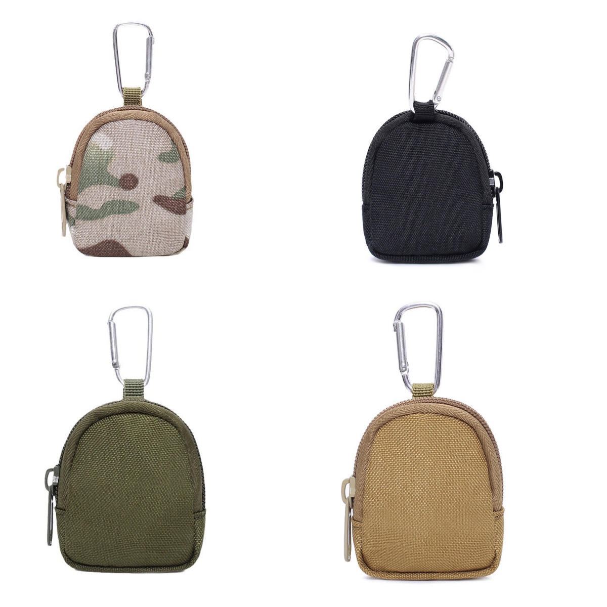 Edc Everyday Carry - กระเป๋าใส่ของอเนกประสงค์แบบยุทธวิธี ใส่กุญแจ ใส่เหรียญ ใส่ของจุกจิก พร้อมซิป พกพาสะดวก