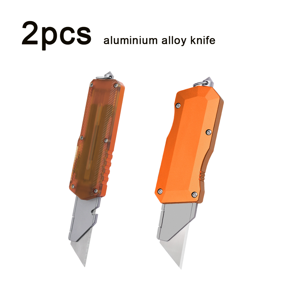 Edc (Every Day Carry - ชุดมีดอะลูมิเนียมอัลลอยแบบสองชิ้น มีดอเนกประสงค์สำหรับอุปกรณ์ EDC (Every Day Carry)