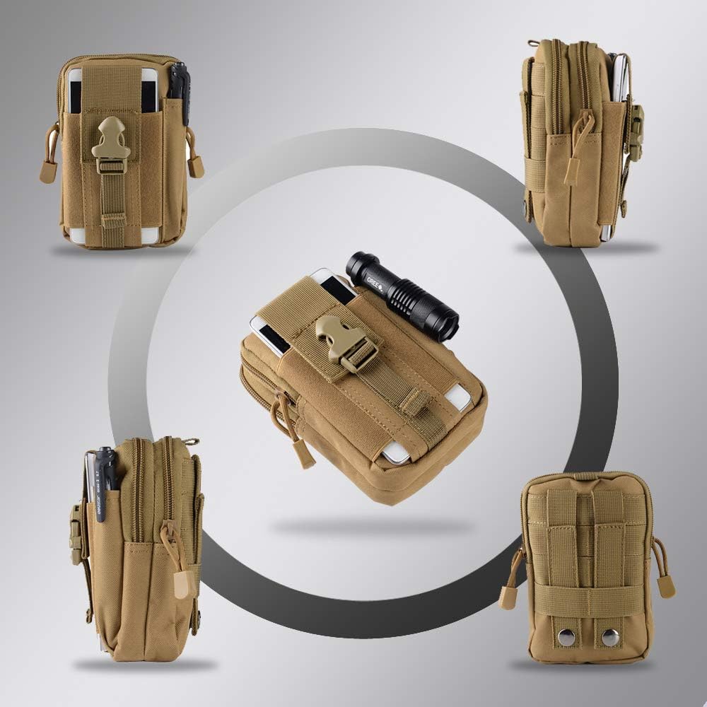 กระเป๋าคาดเอวแบบยุทธวิธี Molle - Edc Deep Carry บทวิจารณ์และราคา