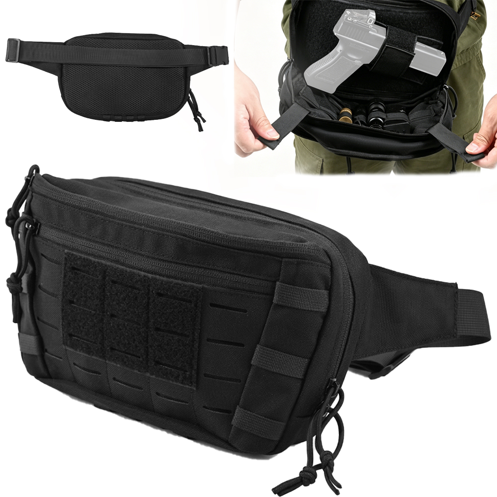 กระเป๋าคาดเอวแบบยุทธวิธีสำหรับ - Edc Carry Pistols บทวิจารณ์และราคา
