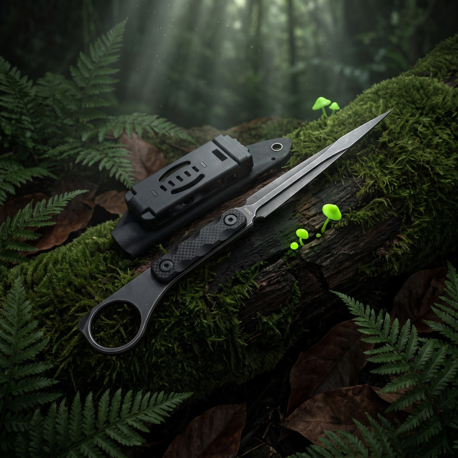 มีดล่าสัตว์ใบตายเหล็กแข็งแรงสู - Edc Concealed Carry Knife บทวิจารณ์และราคา