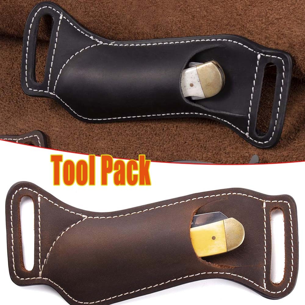ซองใส่มีดพับ EDC แบบยุทธวิธี ข - Edc Carry Belt Leather บทวิจารณ์และราคา