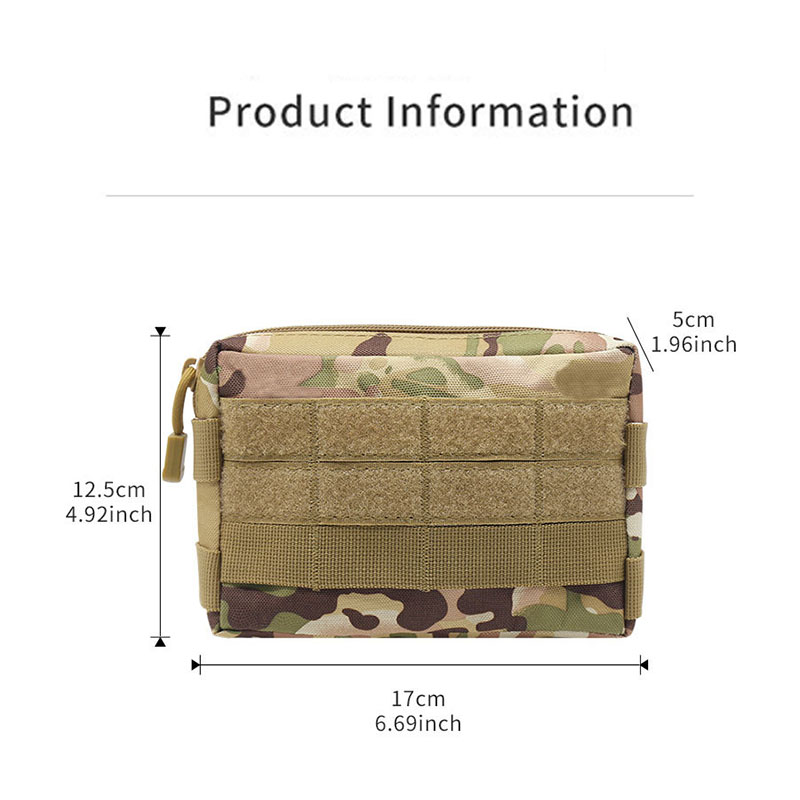 กระเป๋าคาดเอวแบบยุทธวิธี Molle - Edc Deep Carry บทวิจารณ์และราคา