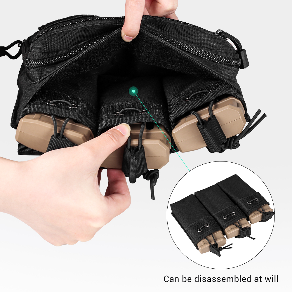 Molle นิตยสาร Pouch Triple Mag - Edc Carry Kit บทวิจารณ์และราคา