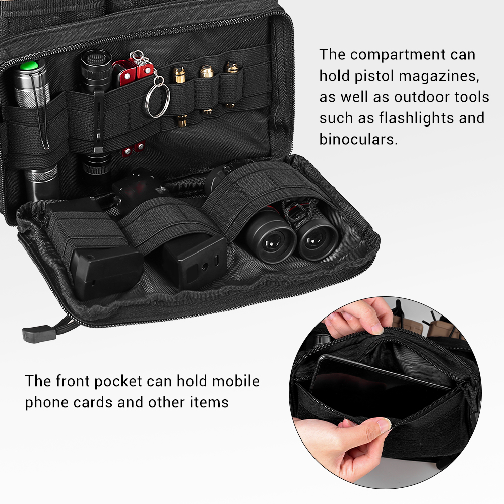 Molle นิตยสาร Pouch Triple Mag - Edc Carry Kit บทวิจารณ์และราคา