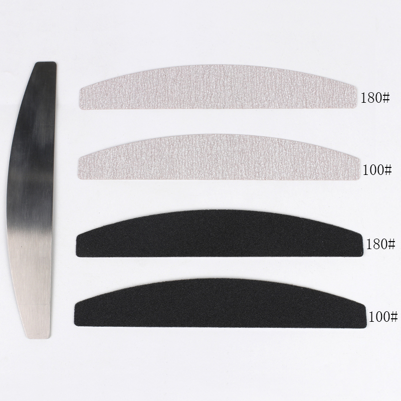10pcs สีดํา/สีเทาที่ถอดออกได้ก - Nail File Titanium บทวิจารณ์และราคา