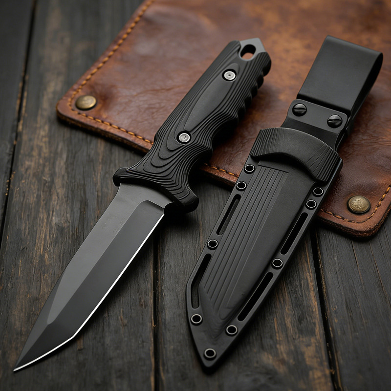 8071 มีดตรงสแตนเลสคุณภาพสูง -  - Edc Concealed Carry Knife บทวิจารณ์และราคา