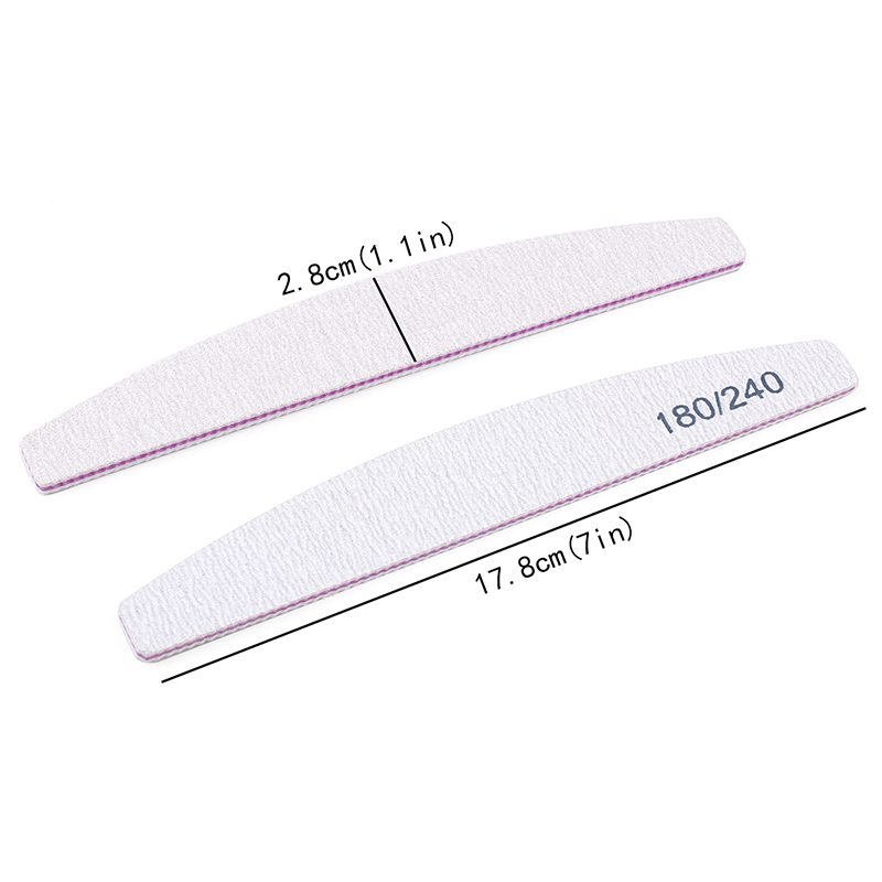 10 ชิ้นสองด้านเล็บไฟล์สําหรับเ - Nail File Titanium บทวิจารณ์และราคา