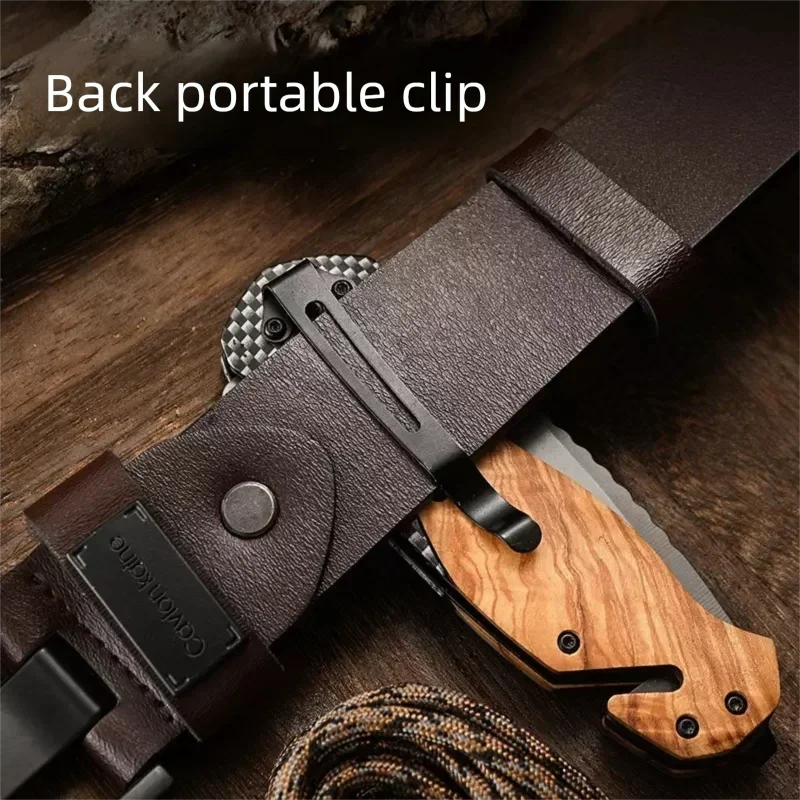 มีดพับลายดามัสกัส ใบมีดสแตนเลส - Edc Concealed Carry Knife บทวิจารณ์และราคา